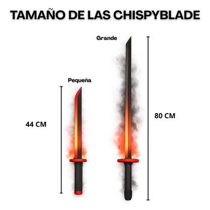 Espada LED con Chispas y Humo